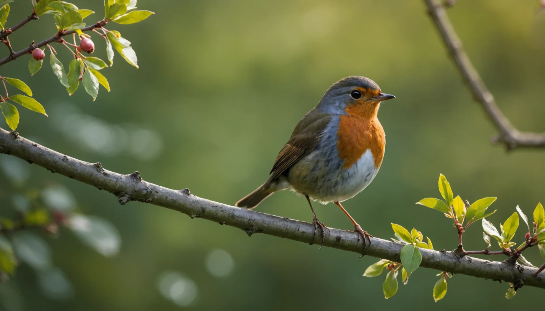 voir et entendre un rouge-gorge signification