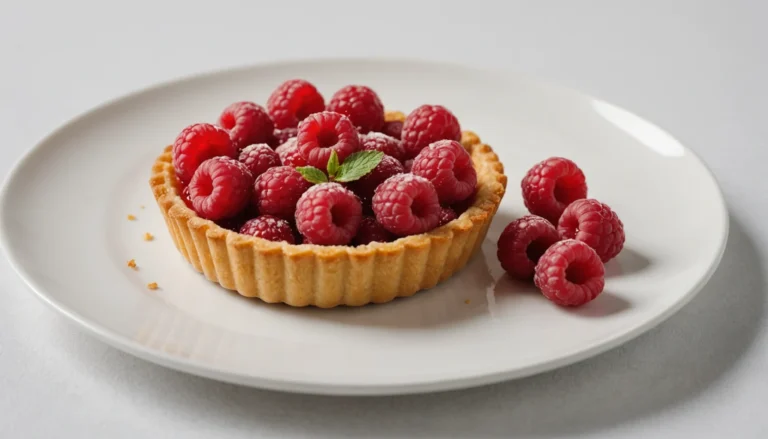 recette tartelette au framboise