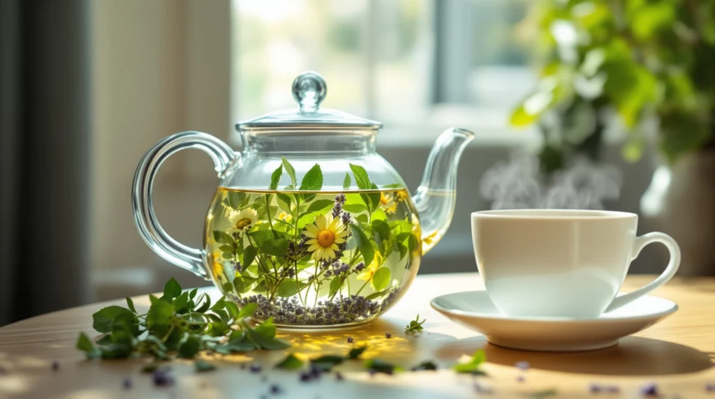 Infusion aux plantes