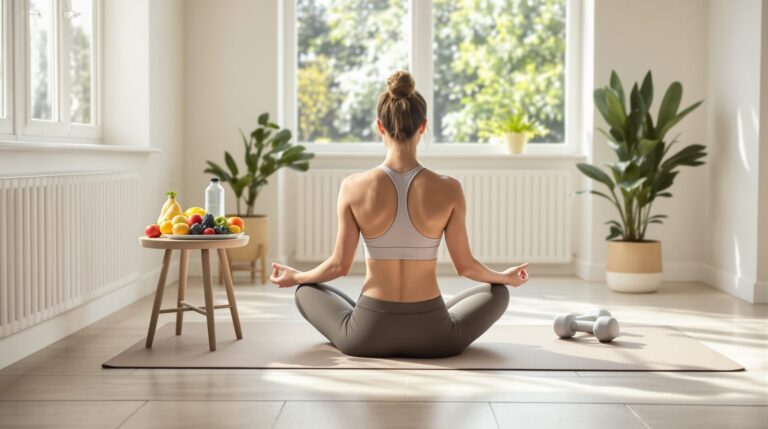 Routine de bien-être : alimentation, exercice et relaxation en équilibre