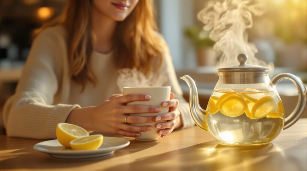 citron chaud le soir