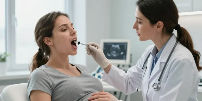 angine blanche enceinte