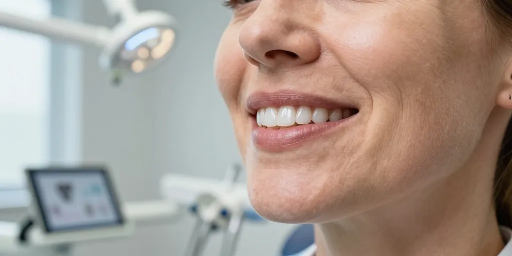 gencives blanches femme