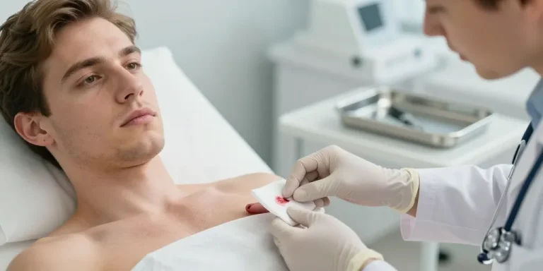 rupture du frein du prepuce