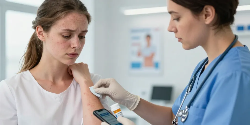 allergie amoxicilline boutons