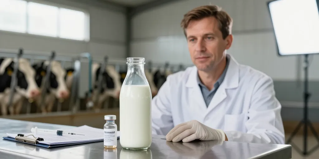 lait et antibiotique