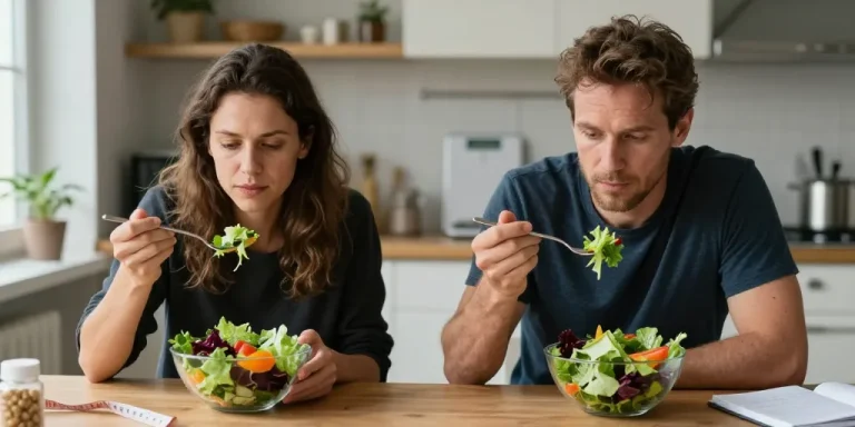 manger que de la salade